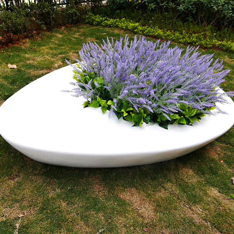 圆形玻璃钢树池坐凳仿木纹花坛艺术座椅公园学校花池景观种植池